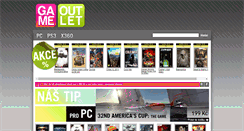 Desktop Screenshot of gameoutlet.cz