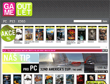 Tablet Screenshot of gameoutlet.cz